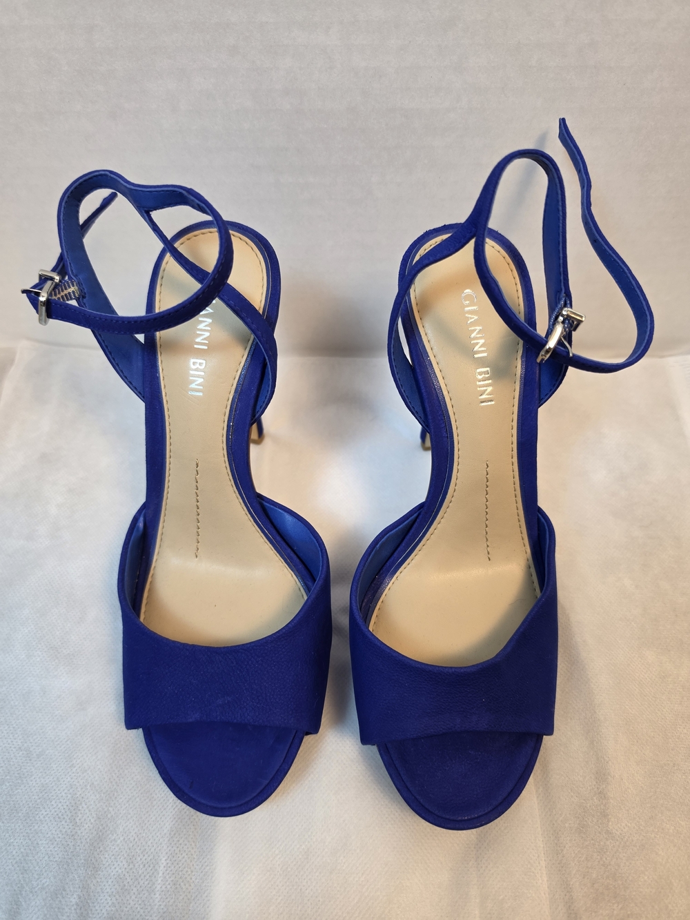 Gianni Bini Royal Blue Suede Platform Heels - Size 7M